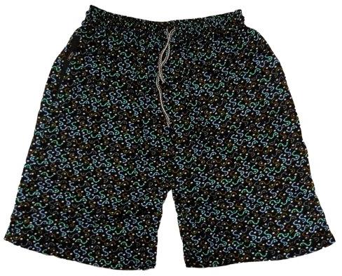 Combed Cotton Printed Mens Blue Bermuda Shorts, Occasion : Casual Wear, Sports Wear