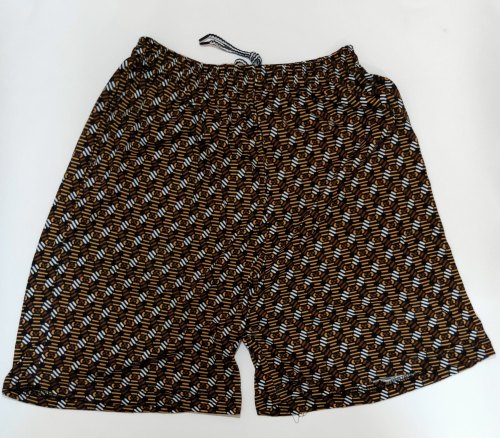 Combed Cotton Printed Mens Brown Bermuda Shorts, Occasion : Casual Wear, Sports Wear