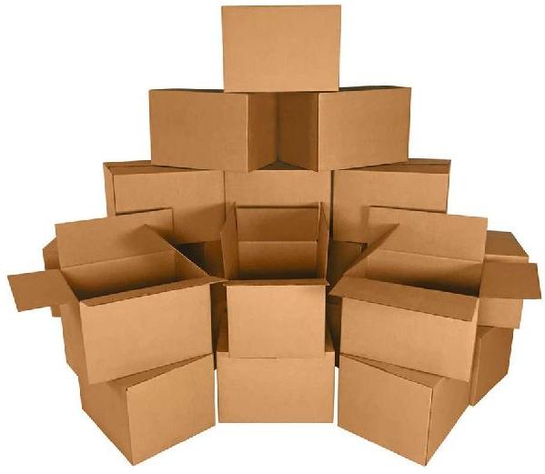 Paper Corrugated Boxes, for Packaging, Pattern : Plain