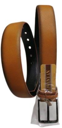 Men Fashion PU Belt, Color : Brown