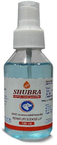 Shubra Hand Sanitizer 100ml, Certificate : Drug license