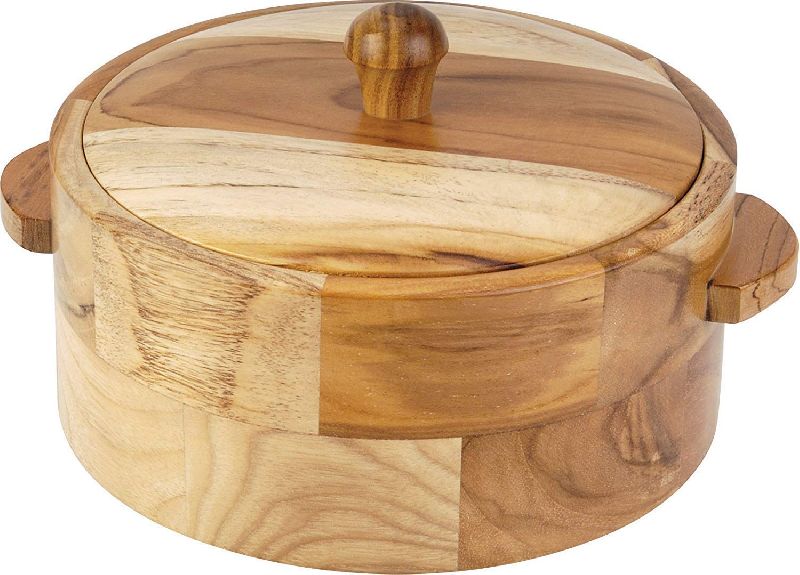 wooden casserole