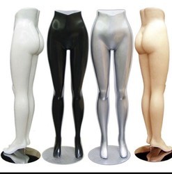 Fiberglass Female Leg Mannequins, Color : Black, Silver, White Etc