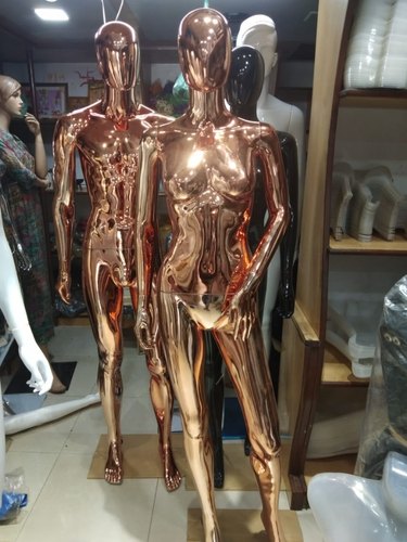 Metal Chrome Mannequin, Gender : Female