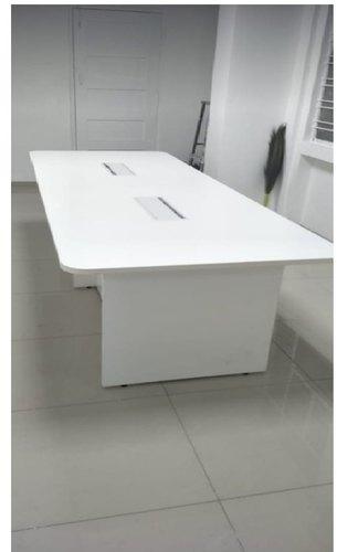  Plywood Conference Table, Color : White
