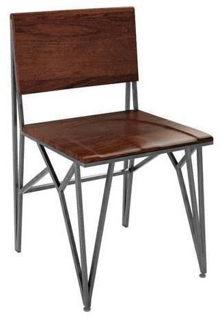 Polished Wooden Outdoor Chair, for Home Commercial, Color : Brown, Grey