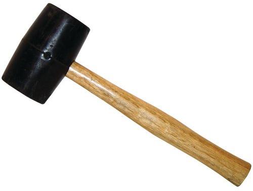 Hardik Enterprises Wooden Handle Rubber Hammer