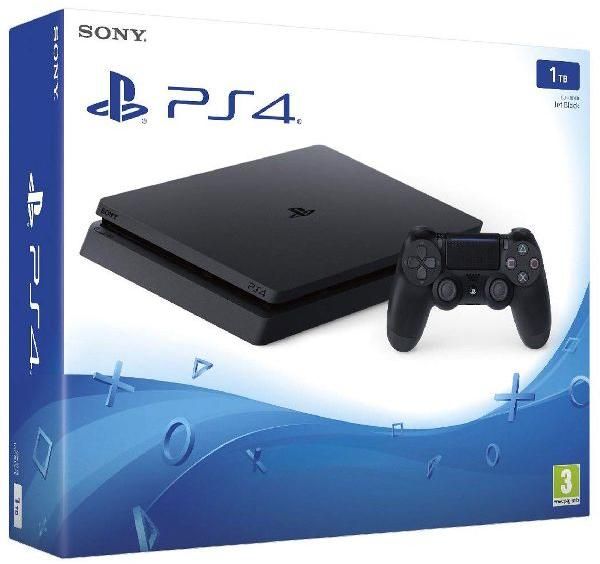 Sony PS4 Slim Console 1TB Black, Power Source : Electric