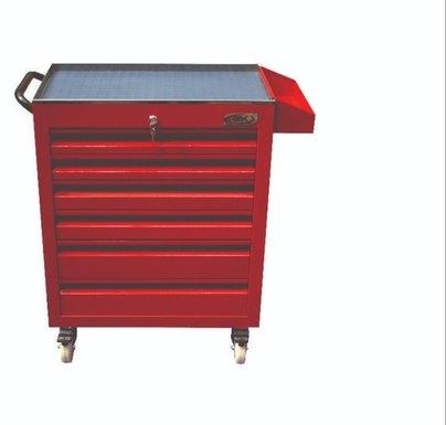 GK Mild Steel CNC Tool Trolley, Color : Red