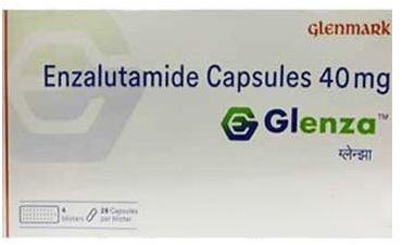 Glenza 40mg Capsules ( Enzalutamide 40mg - Glenmark pharmaceuticals Ltd )