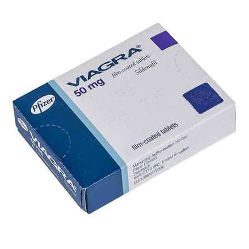 Viagra 50mg Tablets, Packaging Type : Blister Pack Of 4 Pills