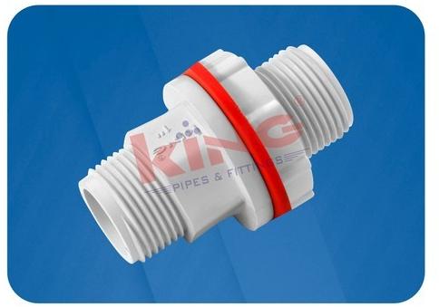 UPVC Tank Nipple, for Structure Pipe, Color : White