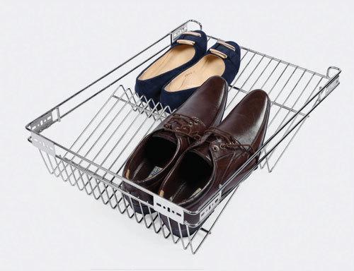 Stainless Steel Shoe Pullout Rack