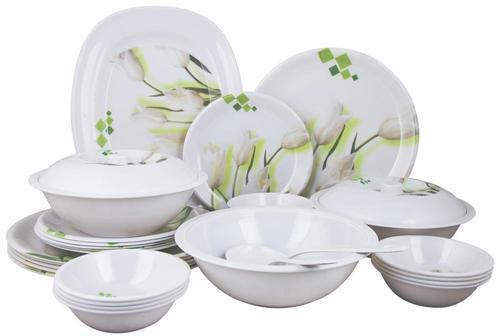 Melamine Kitchen Crockery, Color : White