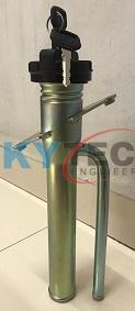 Metal Polished fuel filler neck, Color : Metallic