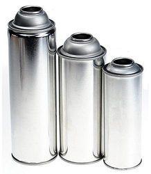 Steel Aerosol Cans, Color : Silver