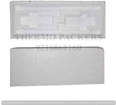 Float Valve Thermocol Packaging, Color : White