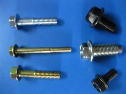 Stainless Steel Flange Bolts, for Industrial, Surface Treatment : Polished