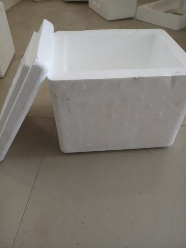 Chamak Polymers eps ice boxes, Color : White