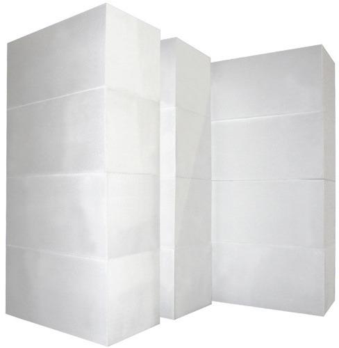 Chamak Polymers Rectangular Expanded Polystyrene Blocks, Color : White