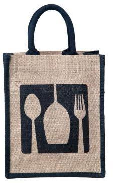Jute Lunch Bags, for Promotion, Gift, Pattern : Printed