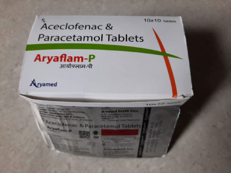 Aryaflam-P Tablets, for Clinical, Hospital, Grade : Medicine Grade