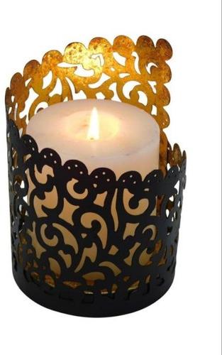 Metal Candle Stands, Color : Black