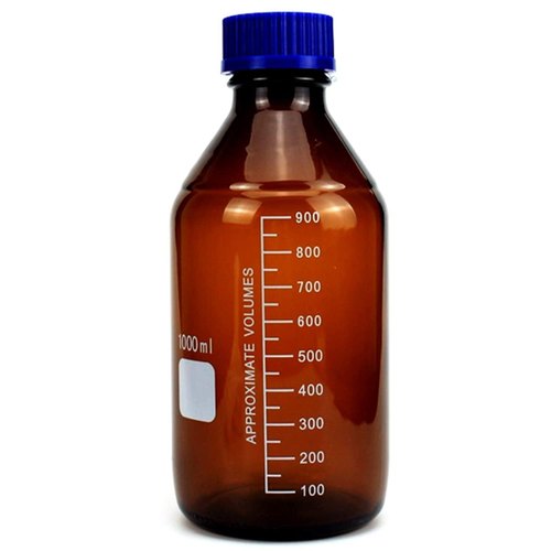 Reagent Bottle with screw cap Amber CORNSIL