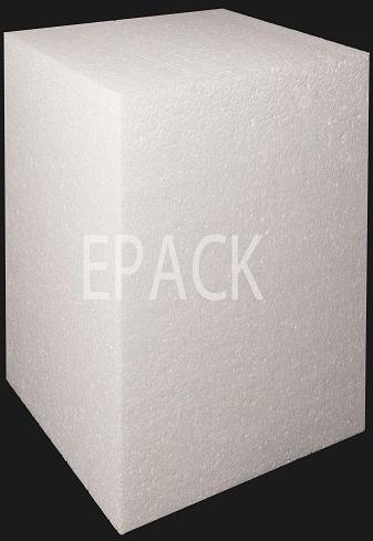 Rectangular Expanded Polystyrene Blocks, Color : White