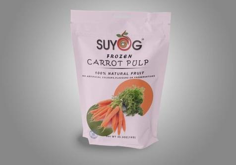 SUYOG frozen carrot, Packaging Size : 20 Kg