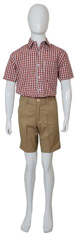 Printed Cotton Junior Boys School Uniform, Age Group : 5-10years