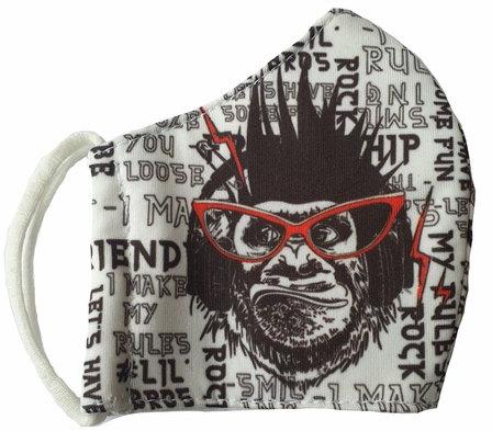 Printed Cotton Face Mask, for Protects From Dirt, Color : Multicolor