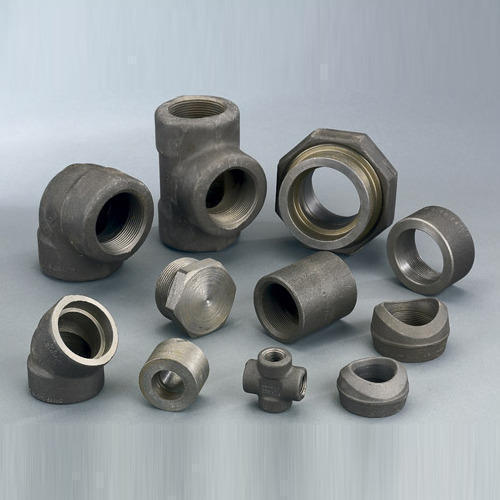 Carbon Steel Forged Fittings, for Construction, Industrial, Size : 1/2Inch, 1inch, 2Inch, 3/4Inch