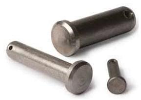 Round Metal Polish Clevis Pin, for Industrial, Feature : Good Quality, Robustness, Rust Resistance