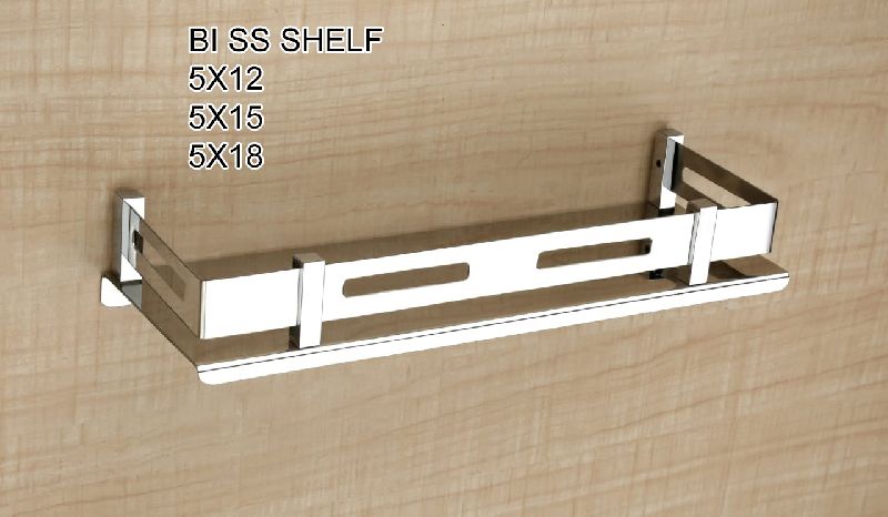 Steel bathroom wall shelf, Size : Multisize