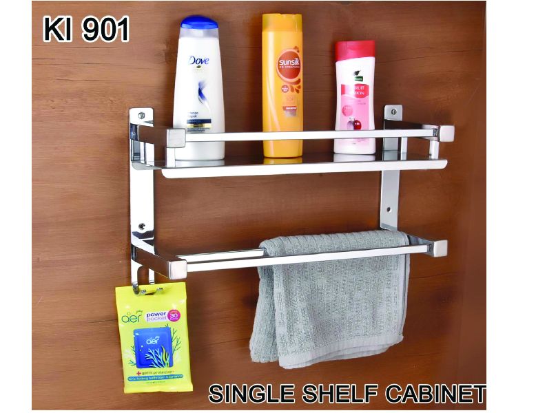 KI 901 Stainless Steel Bathroom Shelf