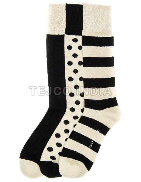 Plain Mens Combed Cotton Socks, Occasion : Casual Wear