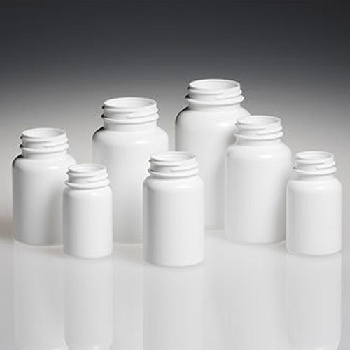 Plastic Pharmaceutical Containers, Color : White