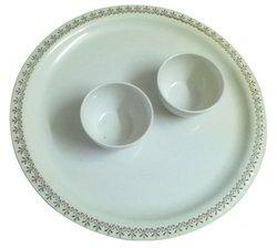 Giriraj Round Plastic Dinner Plate Set, for Hotel, Restaurant