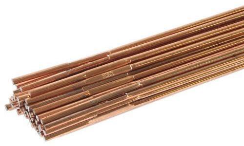 Round Copper Brazing Rods, Length : 300-500 mm