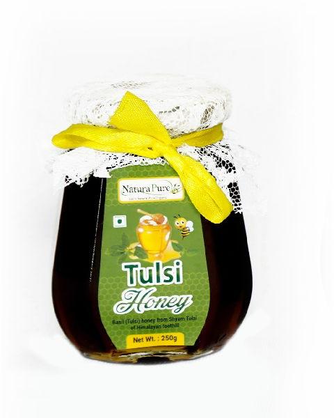 Naturapure Ls - Raw Natural Unprocessed Vana Tulsi Flower Honey  100% Pure Therapeutic Honey.