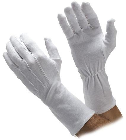 70-120 gm Long Wrist Safety Gloves, Style : Plain