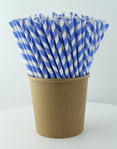 Paper Wrapped Straw, Color : Light Purple White