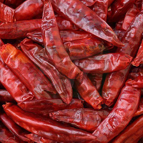 Stemless Dried Red Chilli, Length : 6 to 9 cm