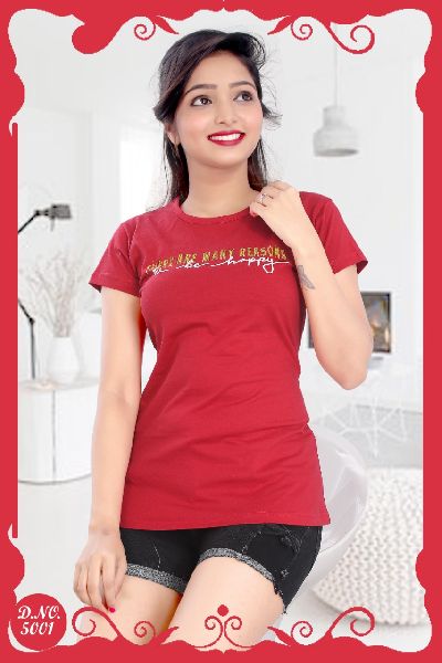 Casual Wear Ladies Hosiery Long T Shirt, Size: XXL at Rs 160/piece in Mumbai