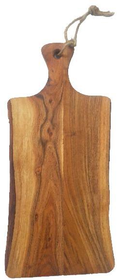 Rectangular Natural Wooden Chopping Board, for Kitchen, Pattern : Plain