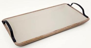 Polished Rectangular Wooden Serving Tray, Feature : Attractive Pattern, Light Weight, Unique Design