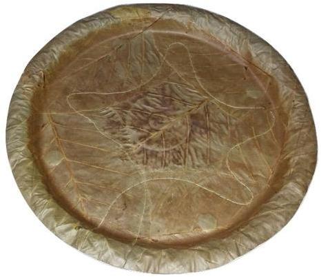 Round Sal Leaf Plates, for Serving Food, Feature : Biodegradable, Light Weight