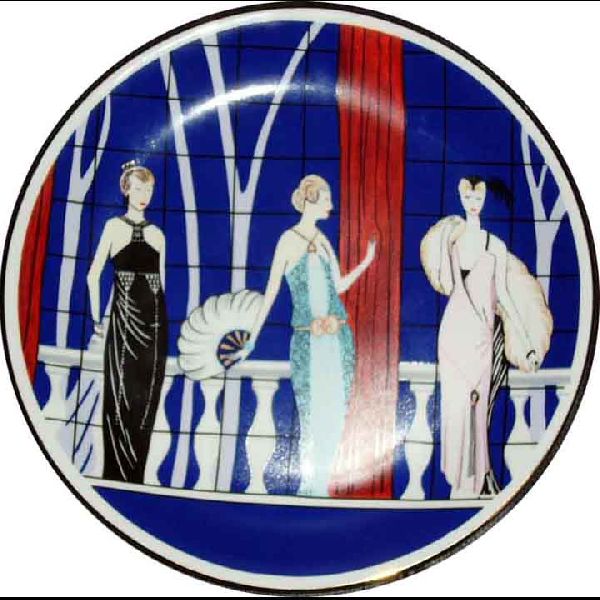 Erte’s  Moonlight Salad Plate