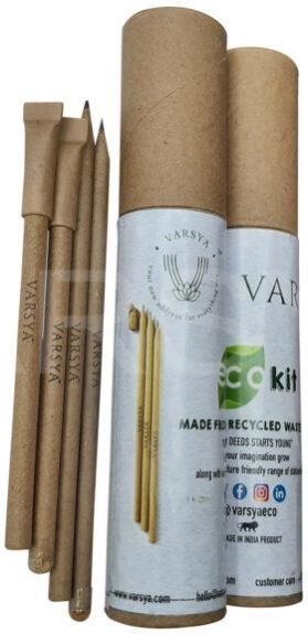 Ecofriendly Seed Paper Pen and Paper Pencil Combo Pack - VARSYA